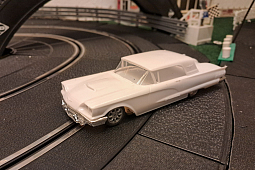 Slotcars66 Ford Thunderbird 1/32nd scale scratch build slot car 